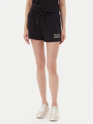EA7 Emporio Armani Szorty sportowe 7W000108 AF12473 MC004 Czarny Loose Fit