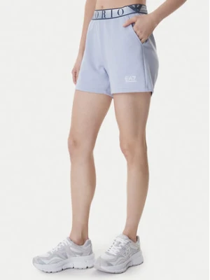 EA7 Emporio Armani Szorty sportowe 7W001153 AF12501 Niebieski Regular Fit