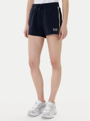 EA7 Emporio Armani Szorty sportowe 7W001224 AF12660 UB102 Granatowy Regular Fit