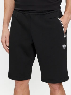 EA7 Emporio Armani Szorty sportowe 8NPS08 PJ4EZ 1200 Czarny Regular Fit