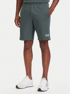 EA7 Emporio Armani Szorty sportowe 8NPS65 PJVRZ U8085 Szary Regular Fit