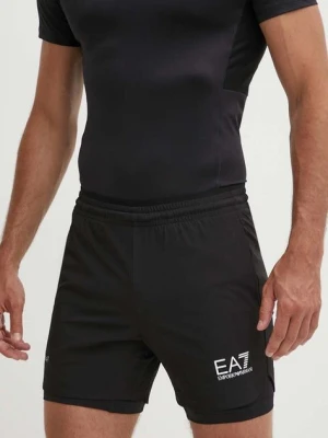 EA7 Emporio Armani szorty treningowe kolor czarny PNBXZ.8NPS09