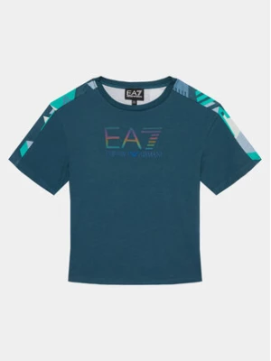 EA7 Emporio Armani T-Shirt 3DBT54 BJ02Z 1821 Srebrny Regular Fit