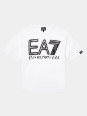 EA7 Emporio Armani T-Shirt 3DBT57 BJ02Z 1100 Biały Regular Fit