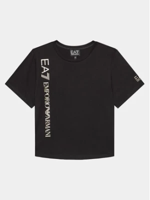 EA7 Emporio Armani T-Shirt 3DFT15 FJHHZ 0200 Czarny Regular Fit
