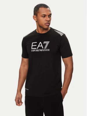 EA7 Emporio Armani T-Shirt 3DPT29 PJULZ 1200 Czarny Regular Fit