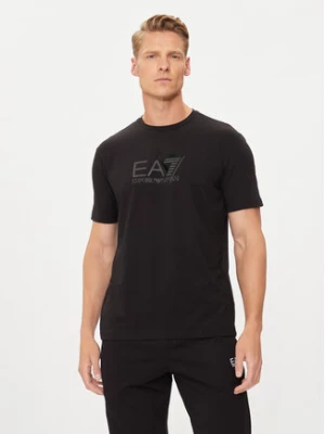 EA7 Emporio Armani T-Shirt 3DPT36 PJULZ 1200 Czarny Regular Fit