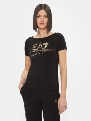 EA7 Emporio Armani T-Shirt 3DTT26 TJFKZ 0200 Czarny Regular Fit