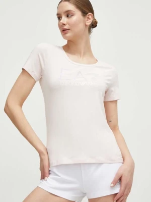 EA7 Emporio Armani t-shirt różowy