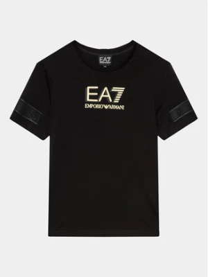 EA7 Emporio Armani T-Shirt 6RBT68 BJ02Z 0200 Czarny Regular Fit