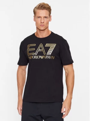 EA7 Emporio Armani T-Shirt 6RPT03 PJFFZ 0208 Czarny Regular Fit
