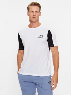 EA7 Emporio Armani T-Shirt 6RPT17 PJ02Z 1100 Biały Regular Fit