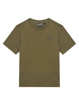 EA7 Emporio Armani T-Shirt 7B000020 AF10378 U7014 Zielony ciemny Regular Fit