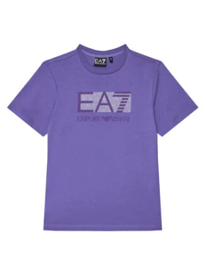EA7 Emporio Armani T-Shirt 7B000036 AF10378 UA050 Niebieski Regular Fit