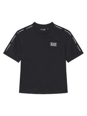 EA7 Emporio Armani T-Shirt 7B000054 AF10378 UC001 Czarny Regular Fit