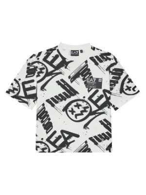 EA7 Emporio Armani T-Shirt 7B000059 AF12874 F0035 Écru Relaxed Fit