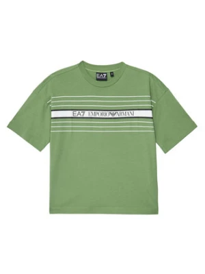EA7 Emporio Armani T-Shirt 7B000069 AF10378 U7203 Zielony Relaxed Fit