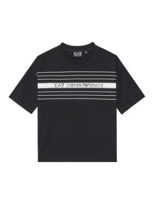 EA7 Emporio Armani T-Shirt 7B000069 AF10378 UC001 Czarny Relaxed Fit