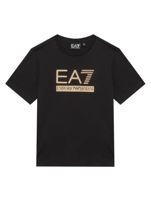 EA7 Emporio Armani T-Shirt 7B000350 AF10375 MC004 Czarny Regular Fit