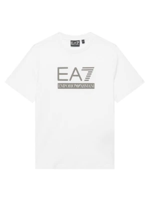 EA7 Emporio Armani T-Shirt 7B000350 AF10375 U0002 Biały Regular Fit