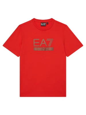 EA7 Emporio Armani T-Shirt 7B000350 AF10375 U5005 Czerwony Regular Fit