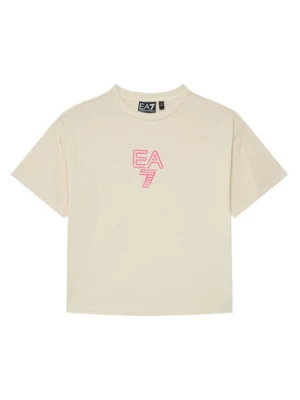 EA7 Emporio Armani T-Shirt 7G000042 AF12503 U1079 Beżowy Relaxed Fit