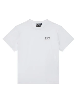 EA7 Emporio Armani T-Shirt 7G000137 AF10373 M0003 Biały Regular Fit