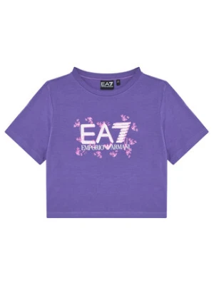 EA7 Emporio Armani T-Shirt 7G000151 AF10373 UA050 Niebieski Regular Fit