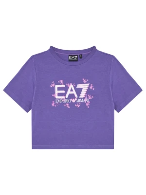 EA7 Emporio Armani T-Shirt 7G000151 AF10373 UA050 Niebieski Regular Fit