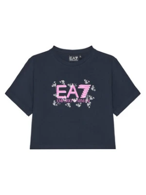 EA7 Emporio Armani T-Shirt 7G000151 AF10373 UB102 Granatowy Regular Fit