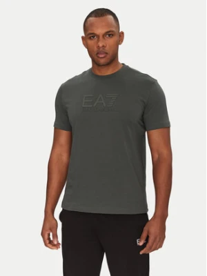 EA7 Emporio Armani T-Shirt 7M000224 AF10375 U8109 Szary Regular Fit