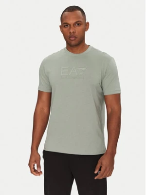 EA7 Emporio Armani T-Shirt 7M000224 AF10375 U9024 Zielony Regular Fit