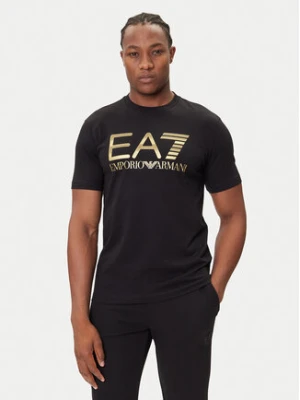 EA7 Emporio Armani T-Shirt 7M001189 AF17789 UC001 Czarny Regular Fit