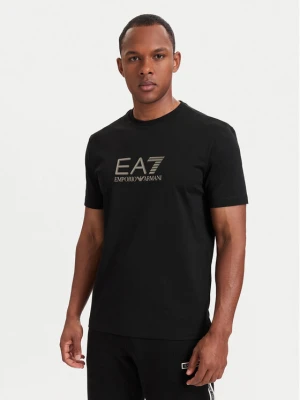 EA7 Emporio Armani T-Shirt 7M002095 AF27714 UC001 Czarny Regular Fit