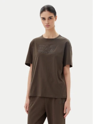 Zdjęcie produktu EA7 Emporio Armani T-Shirt 7W000098 AF12503 U6139 Brązowy Loose Fit
