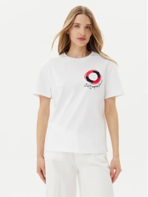 EA7 Emporio Armani T-Shirt 7W000491 AF12957 U0002 Biały Regular Fit