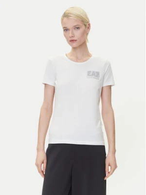 EA7 Emporio Armani T-Shirt 7W000492 AF10373 U0005 Écru Regular Fit