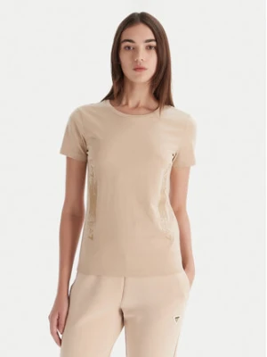 EA7 Emporio Armani T-Shirt 7W000521 AF12503 U1046 Beżowy Regular Fit