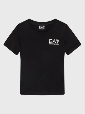 EA7 Emporio Armani T-Shirt 8NBT51 BJ02Z 1200 Czarny Regular Fit