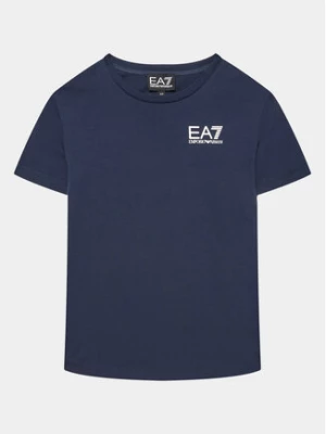 EA7 Emporio Armani T-Shirt 8NBT51 BJ02Z 1554 Granatowy Regular Fit