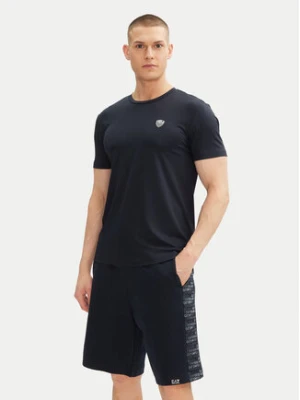 EA7 Emporio Armani T-Shirt 8NPT16 PJRGZ 1562 Granatowy Regular Fit