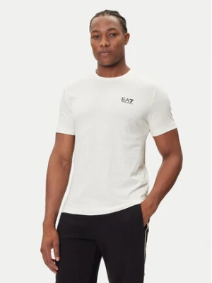 EA7 Emporio Armani T-Shirt 8NPT25 PJVPZ U1105 Beżowy Regular Fit