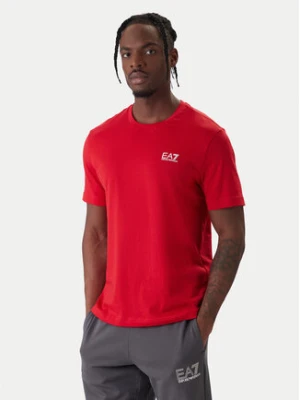 EA7 Emporio Armani T-Shirt 8NPT25 PJVPZ U5072 Czerwony Regular Fit