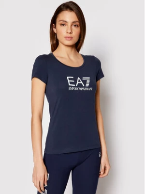 EA7 Emporio Armani T-Shirt 8NTT63 TJ12Z 1554 Granatowy Slim Fit