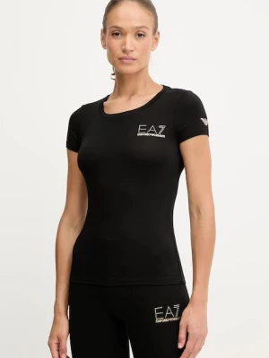 EA7 Emporio Armani T-shirt 8NTT65.TJDQZ damski kolor czarny
