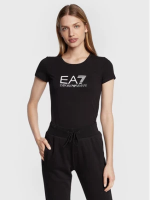 EA7 Emporio Armani T-Shirt 8NTT66 TJFKZ 1200 Czarny Slim Fit