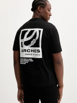 EA7 Emporio Armani t-shirt bawełniany czarny