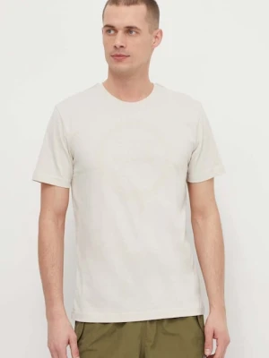 EA7 Emporio Armani t-shirt bawełniany beżowy