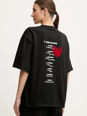 EA7 Emporio Armani t-shirt bawełniany damski kolor czarny AF12957.7X000036