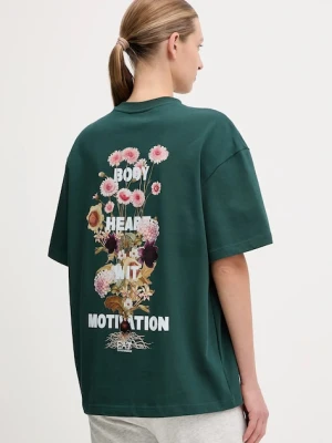 EA7 Emporio Armani t-shirt bawełniany damski kolor zielony AF16720.7X000141